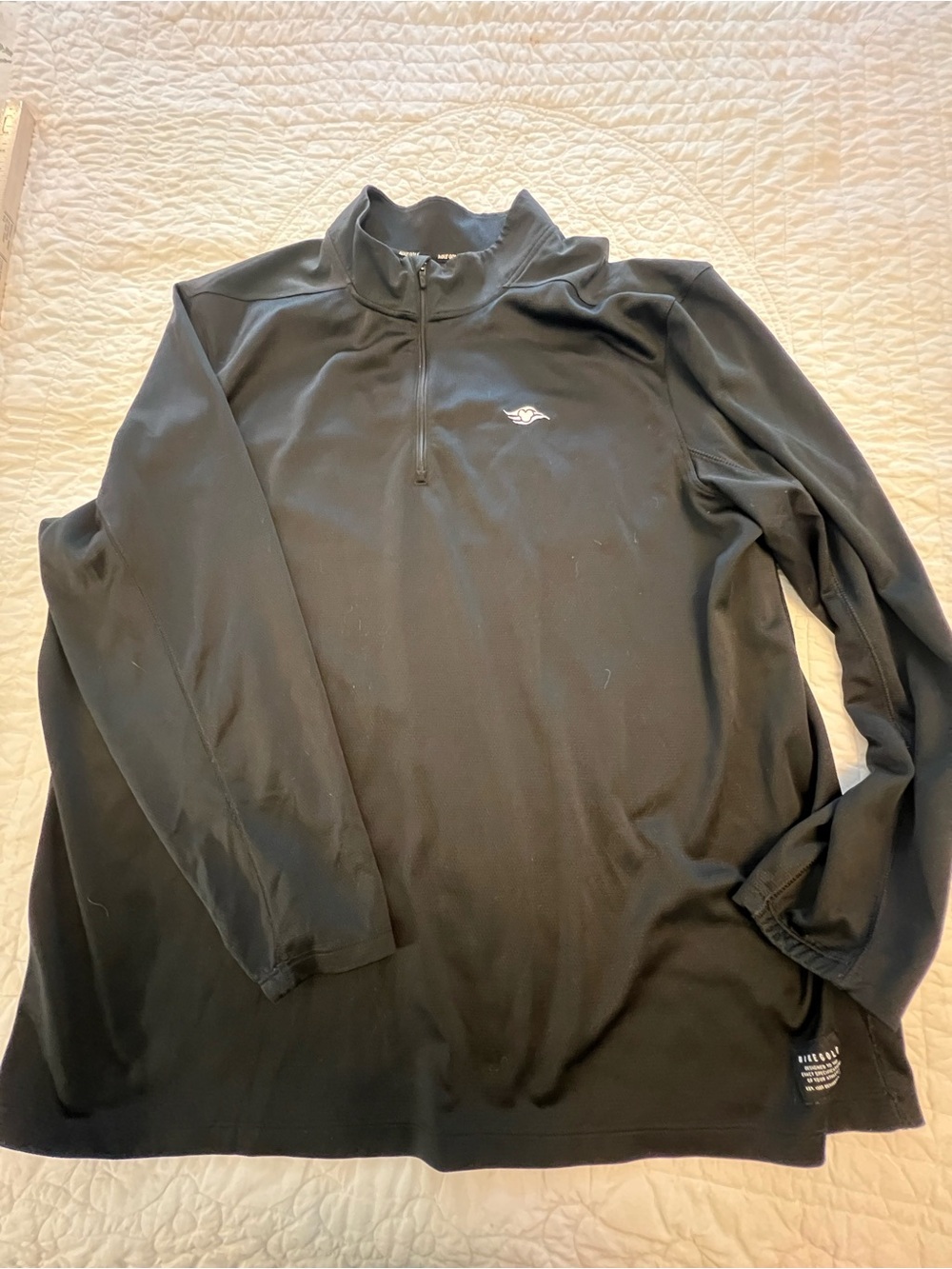 Nike Black Long-Sleeve Quarter-Zip Performance Jacket Disney Cruise Line